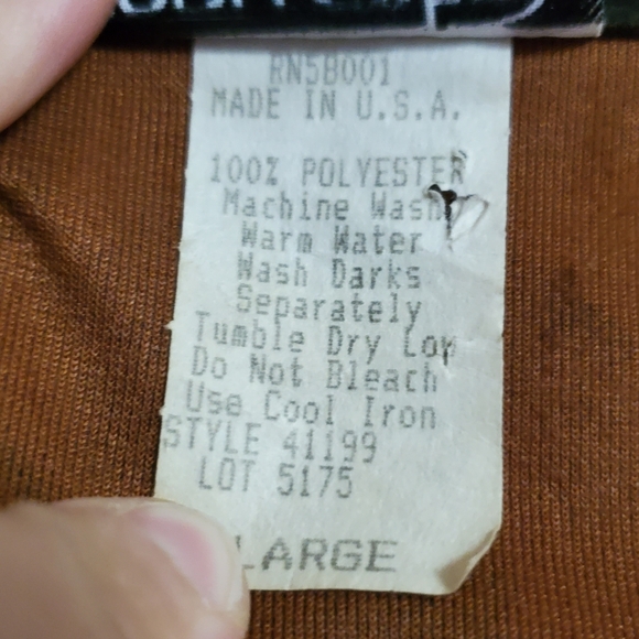 Copy Cats Vintage Floral & Heart One Button Closure Blazer SZ LG Made in USA - Picture 3 of 4